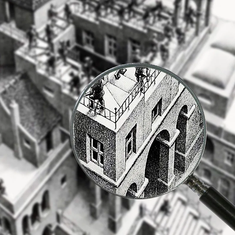 Ascent And Descent  Escher Maurits Cornelis