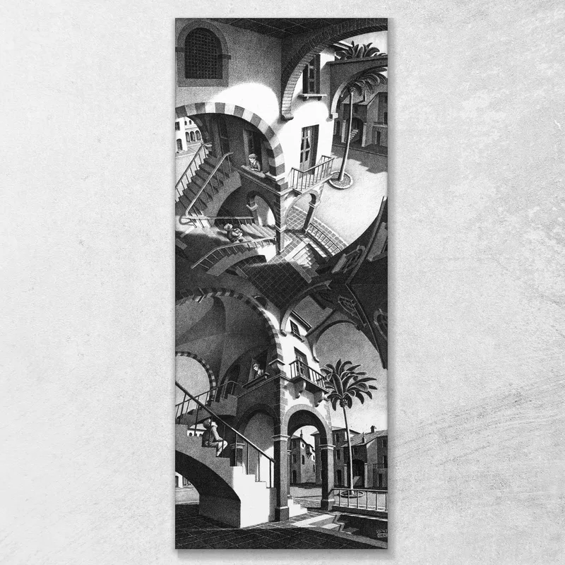 Alto Et Basso  Escher Maurits Cornelis