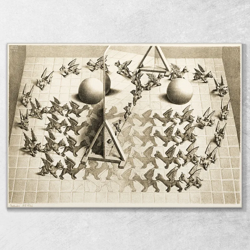 Espejo Mágico Escher Maurits Cornelis