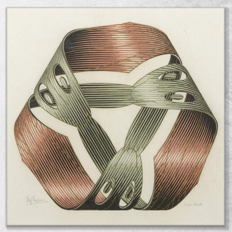 Nastro Di Moebius I  Escher Maurits Cornelis