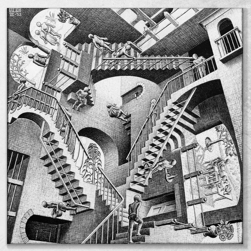 Relativita'  Escher Maurits Cornelis