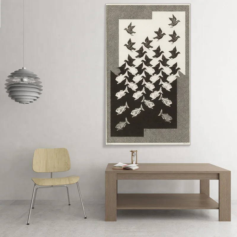 Ciel Et Eau Ii  Escher Maurits Cornelis