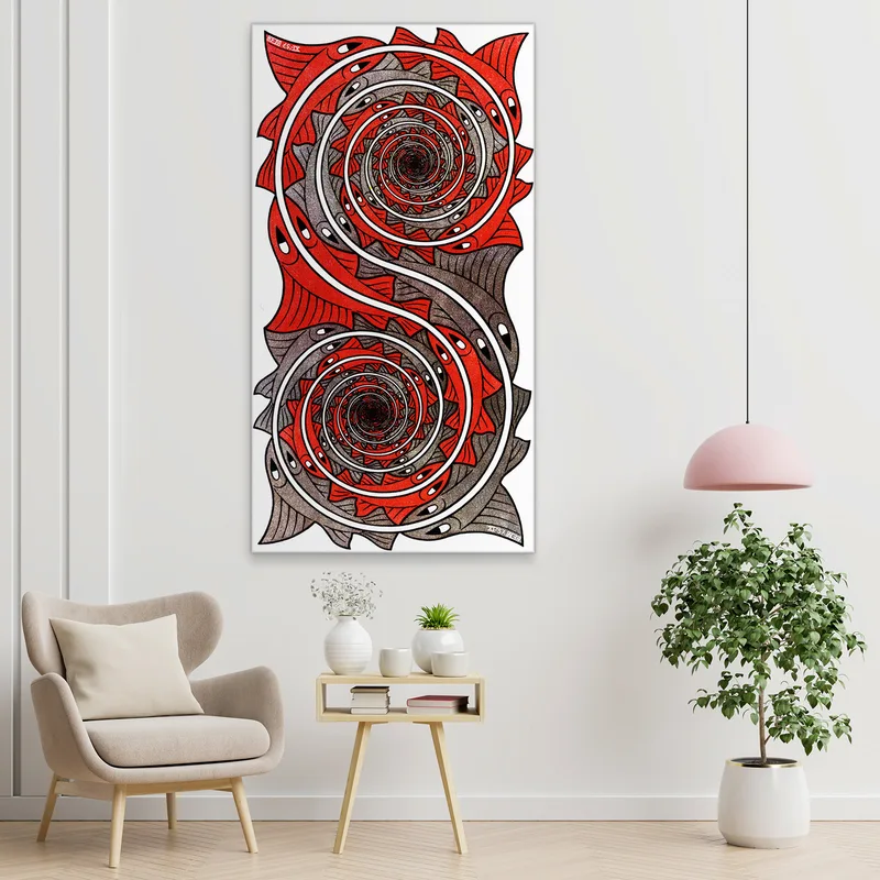 Vortices Escher Maurits Cornelis drucken auf leinwand