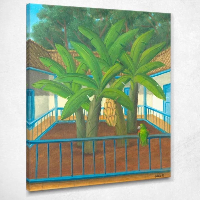 El Patio Fernando Botero cuadro en lienzo