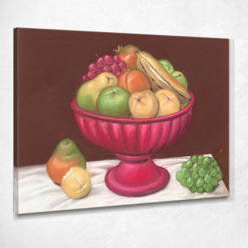 Fruta Fernando Botero cuadro en lienzo