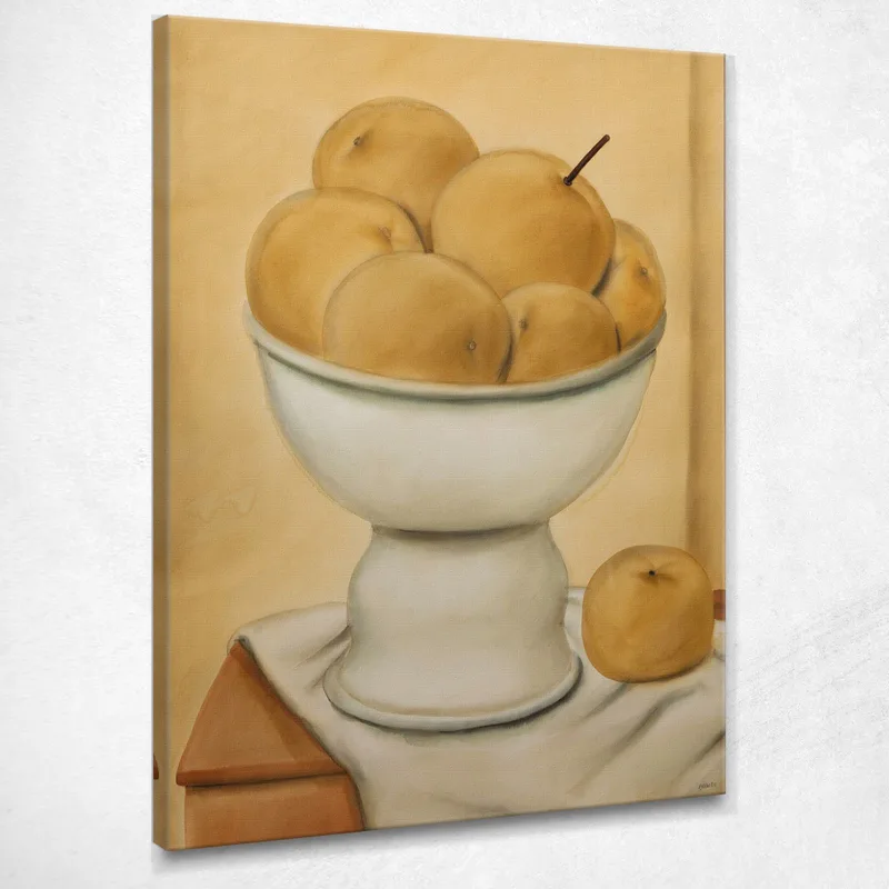 Frutero Fernando Botero cuadro en lienzo