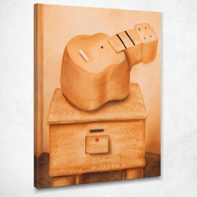 Guitar Fernando Botero cuadro en lienzo