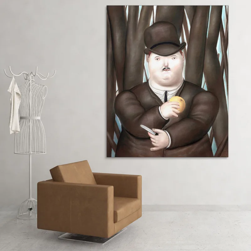 Uomo (Man) Fernando Botero