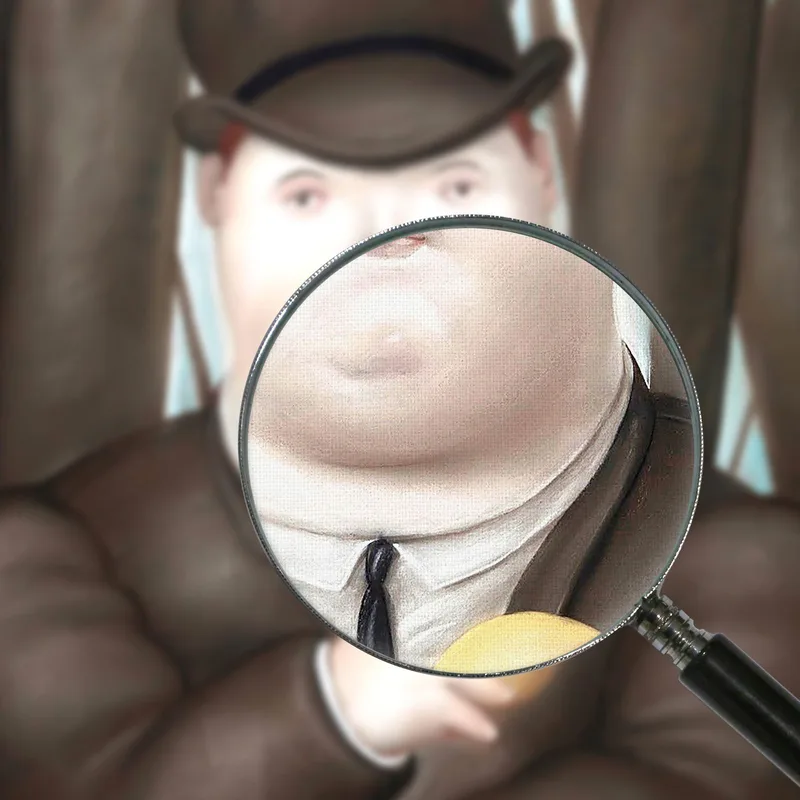 Uomo (Man) Fernando Botero