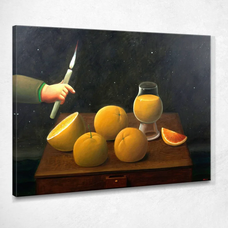 Homenaje A La Tour Fernando Botero cuadro en lienzo