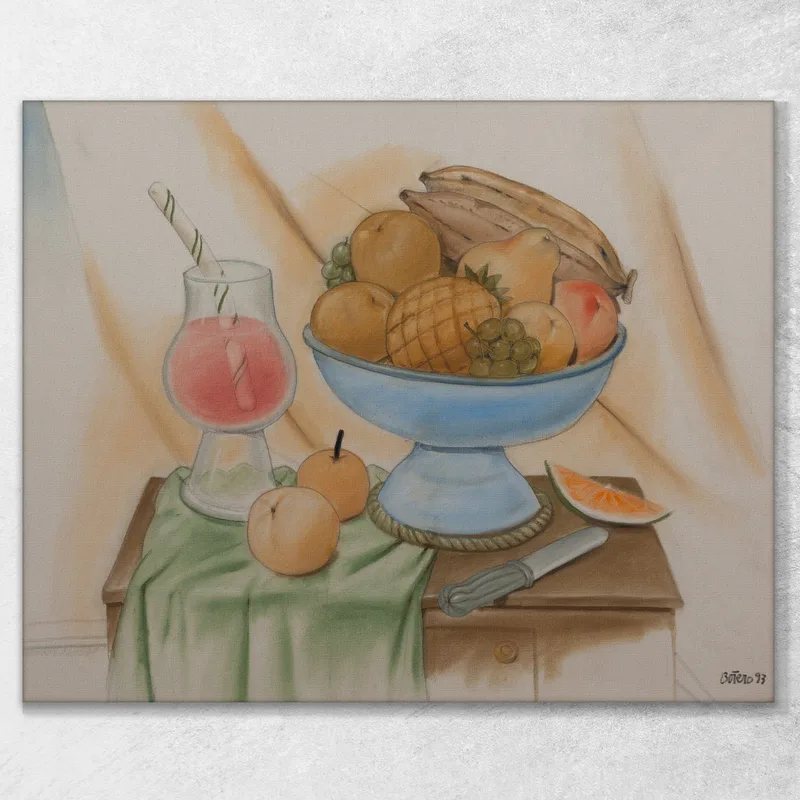 Naturaleza Muerta Con Frutas Fernando Botero