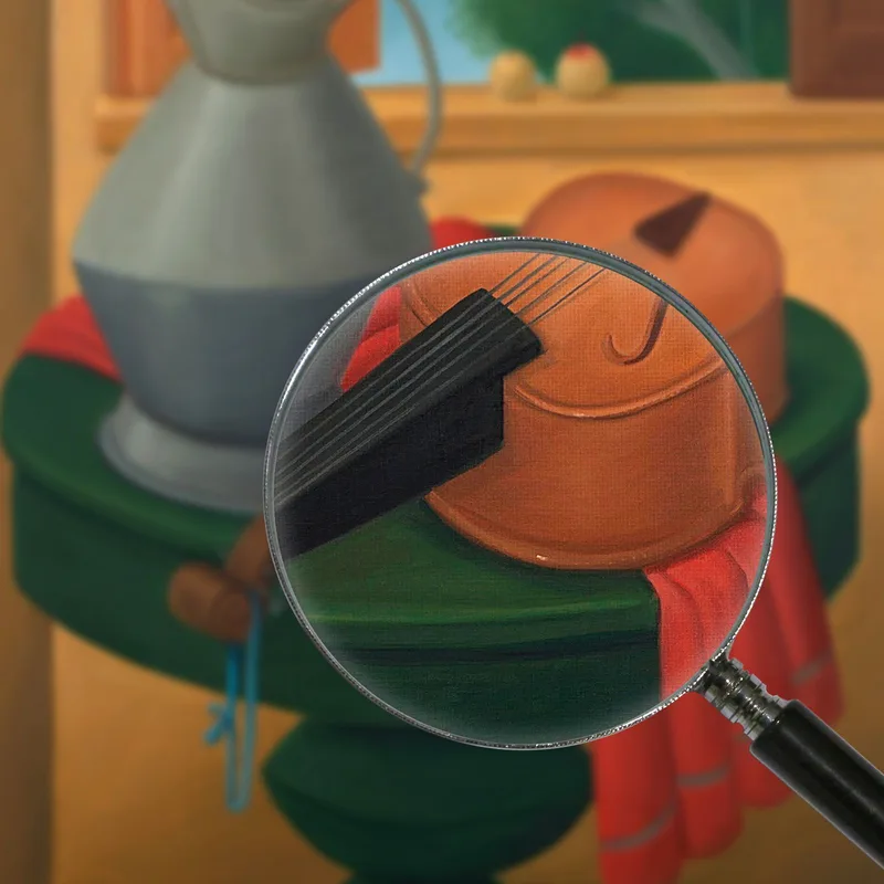 Naturaleza Muerta Con Violín Fernando Botero