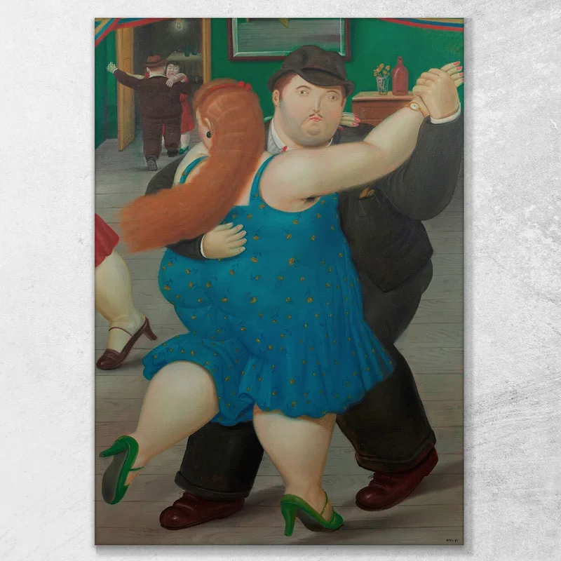 Pareja De Baile Fernando Botero