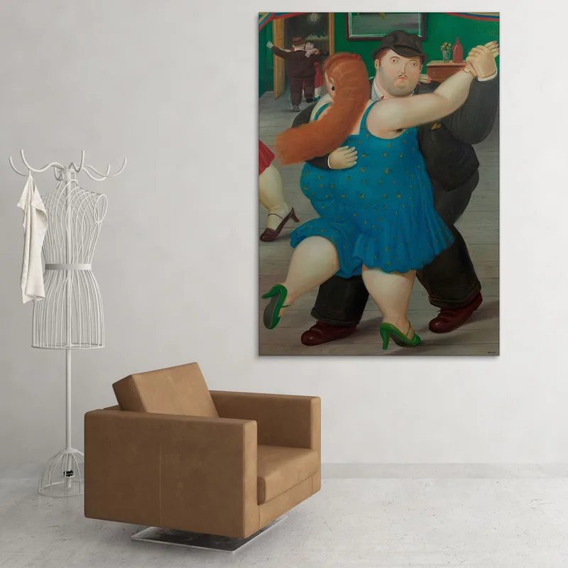 Pareja De Baile Fernando Botero