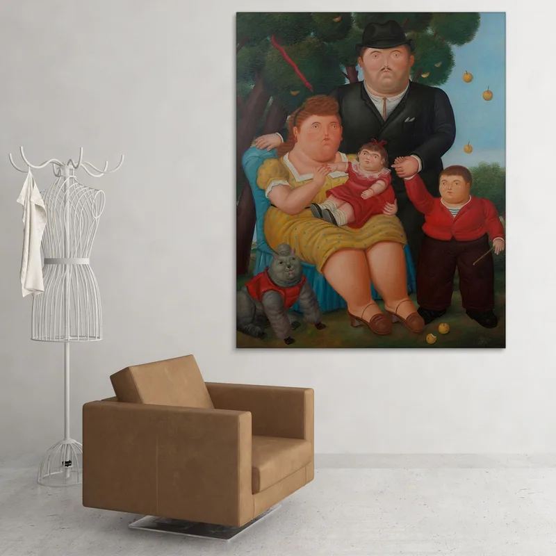Una Familia Fernando Botero