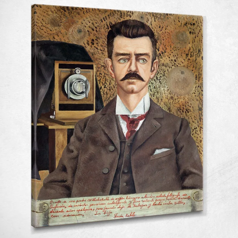 Ritratto Di Mio Padre Wilhelm Kahlo Frida Kahlo quadro stampa su tela