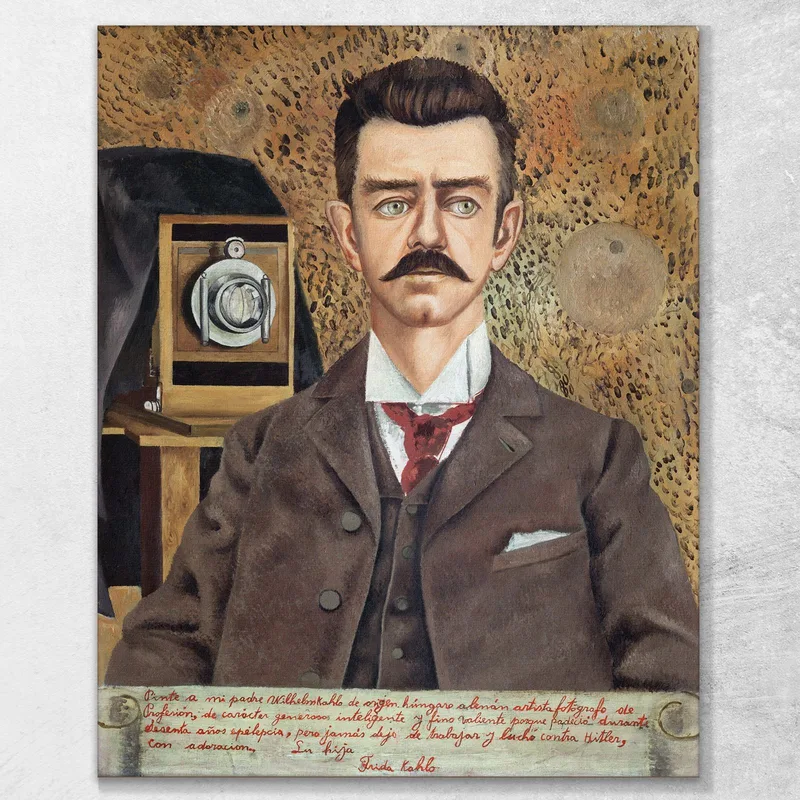 Portrait De Mon Père Wilhelm Kahlo Frida Kahlo