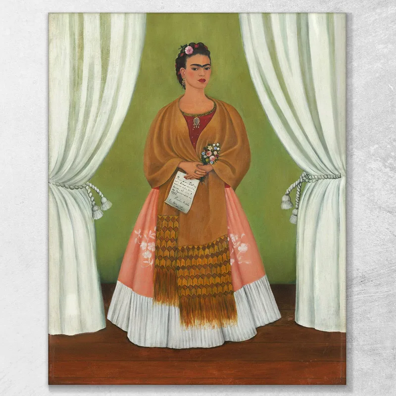 Selbstporträt Gewidmet Leon Trotsky Frida Kahlo