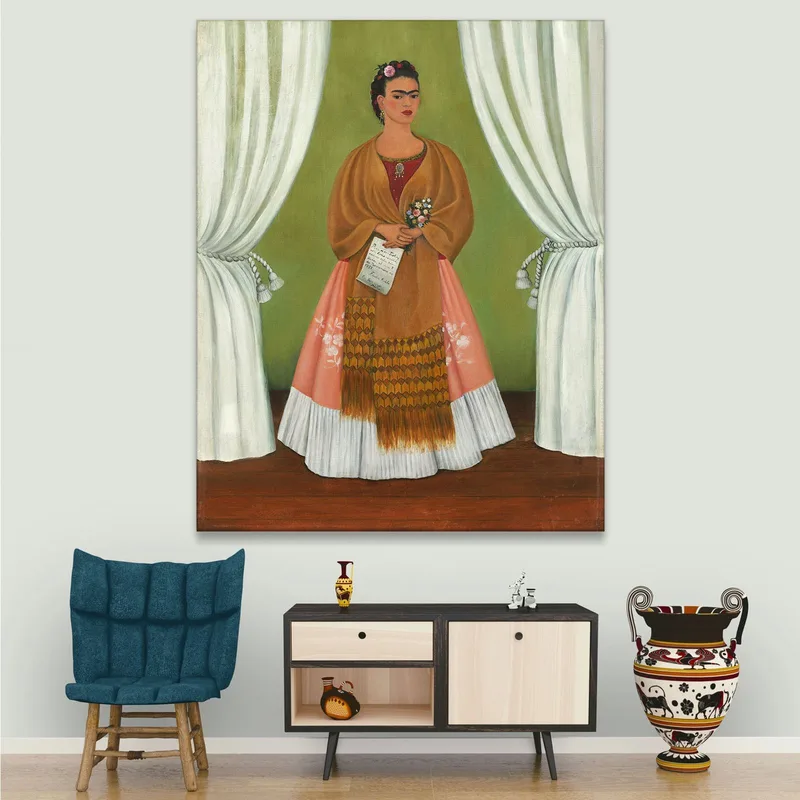 Selbstporträt Gewidmet Leon Trotsky Frida Kahlo