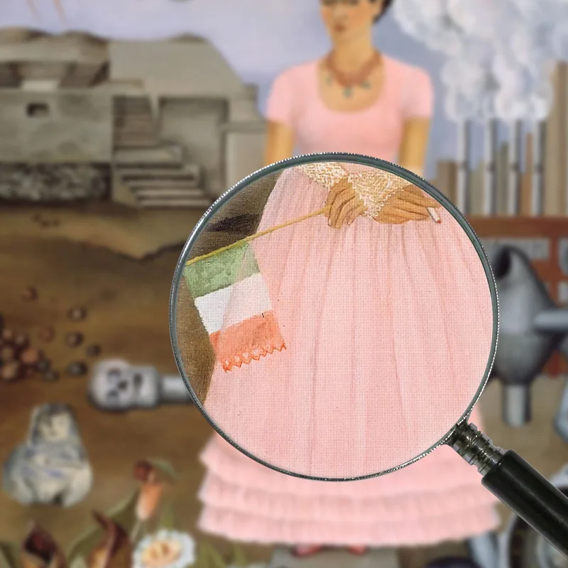 Autorretrato En La Frontera Entre México Y Estados Unidos Frida Kahlo