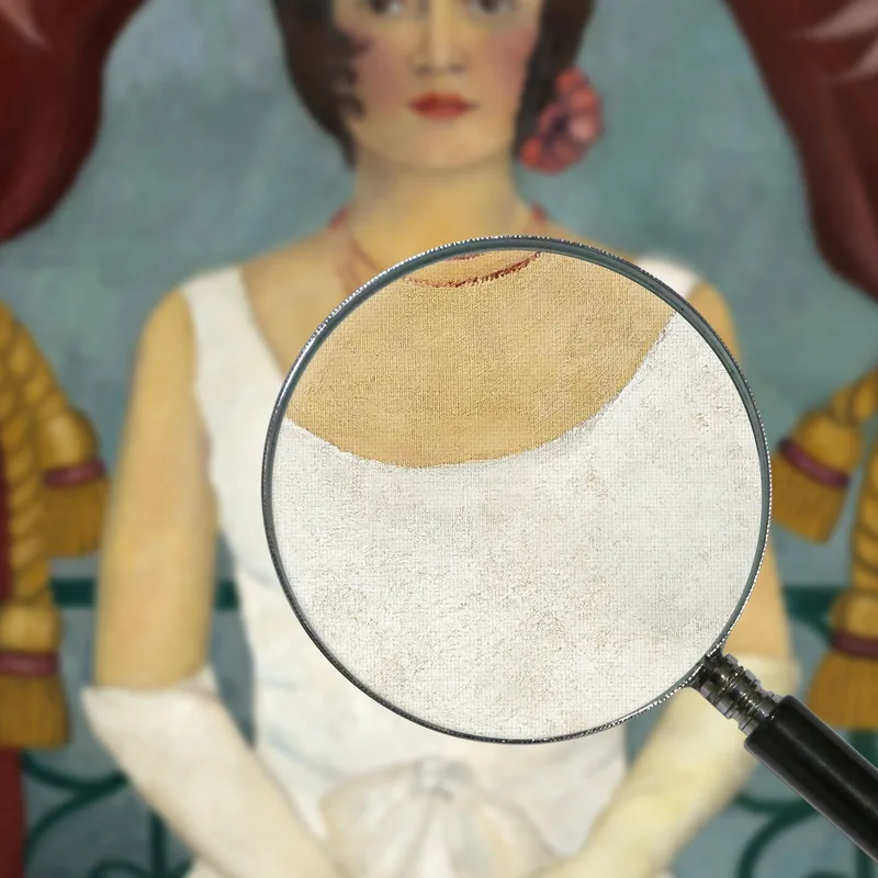 Ritratto Di Una Signora In Bianco Frida Kahlo