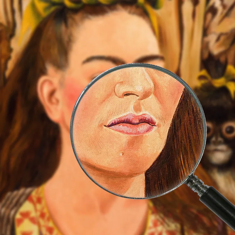 Selbstporträt Mit Affe Frida Kahlo