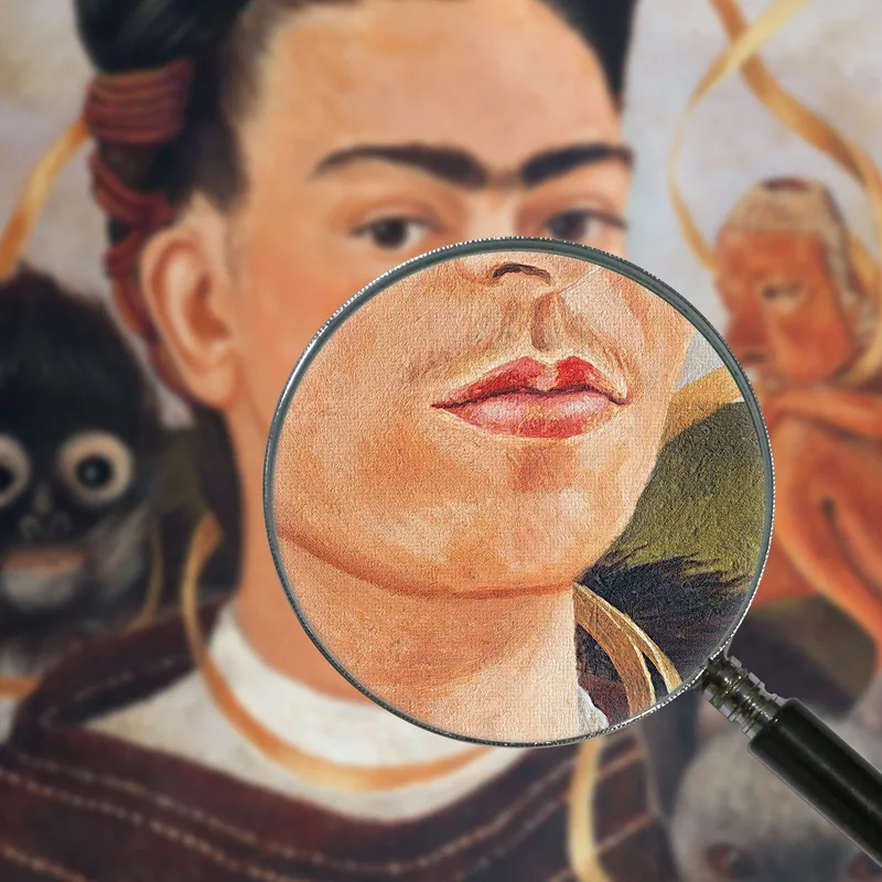 Autoritratto Con Piccola Scimmia Frida Kahlo