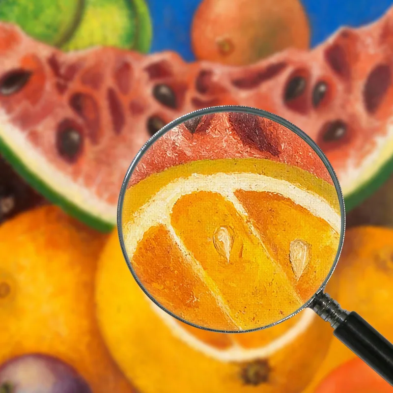 Natura Morta Con Pappagallo E Frutta Frida Kahlo