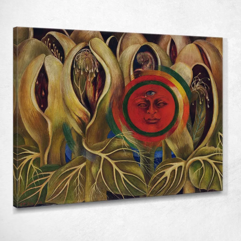 Sole E Vita Frida Kahlo quadro stampa su tela