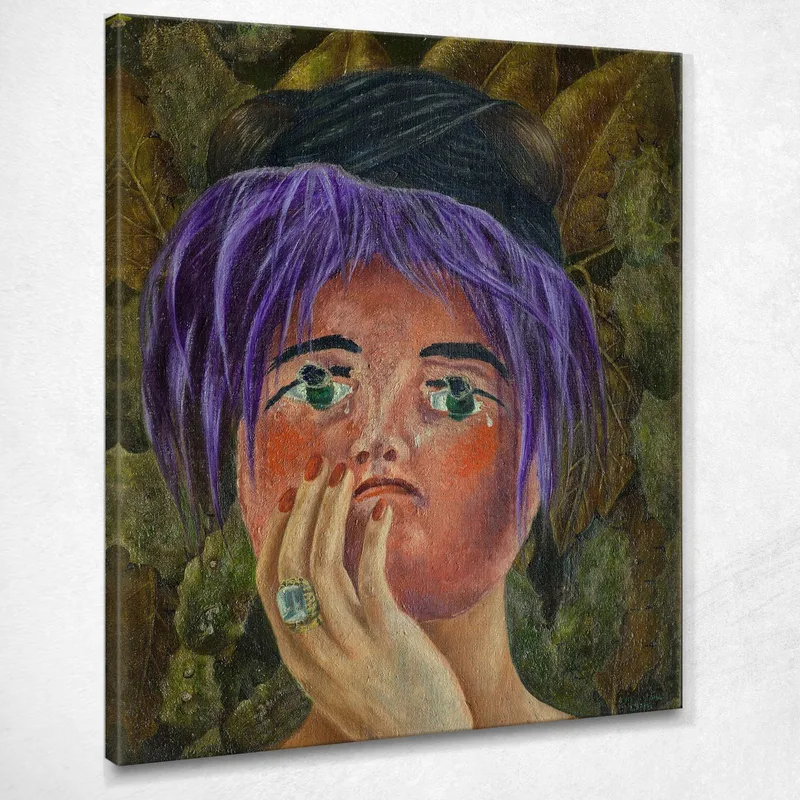 La Maschera Frida Kahlo quadro stampa su tela