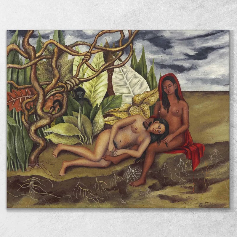 Due Nudi Nel Bosco Frida Kahlo