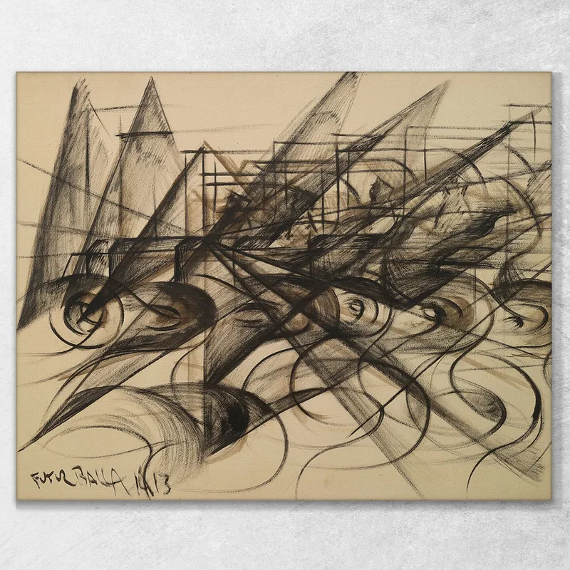 Automóvil + Velocidad + Luz Giacomo Balla