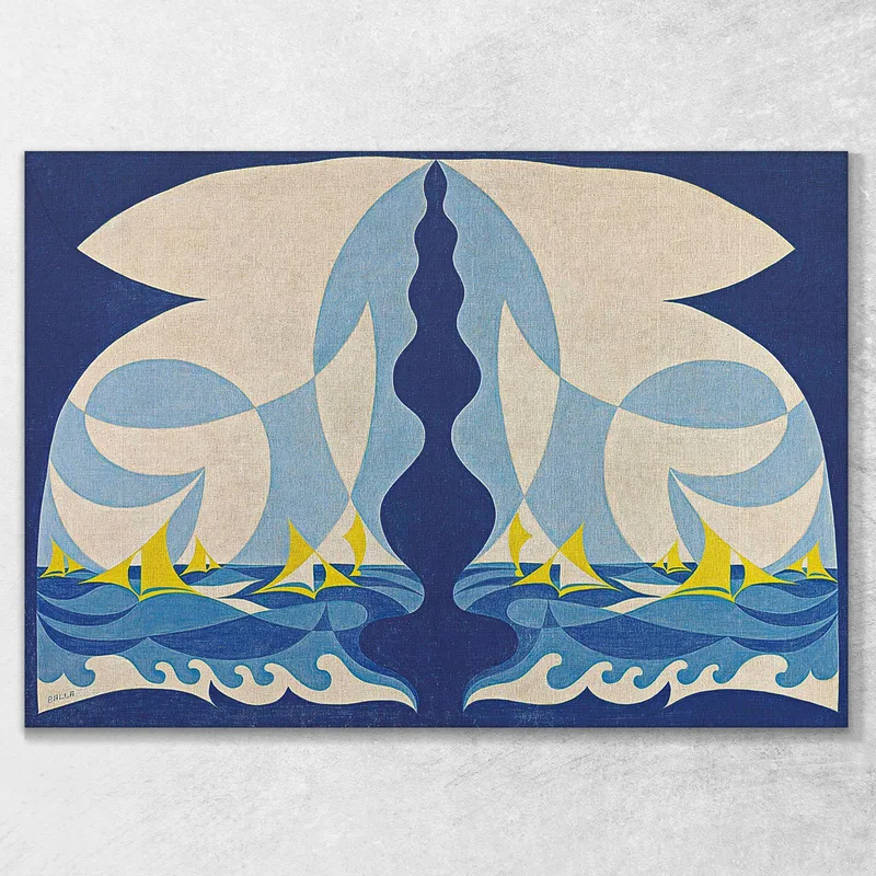 Linee Forza Di Mare - 1926 Giacomo Balla