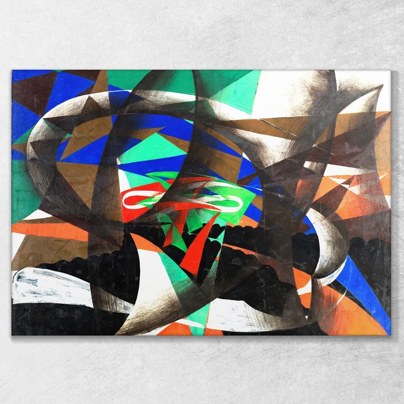 Demostración Patriótica Giacomo Balla