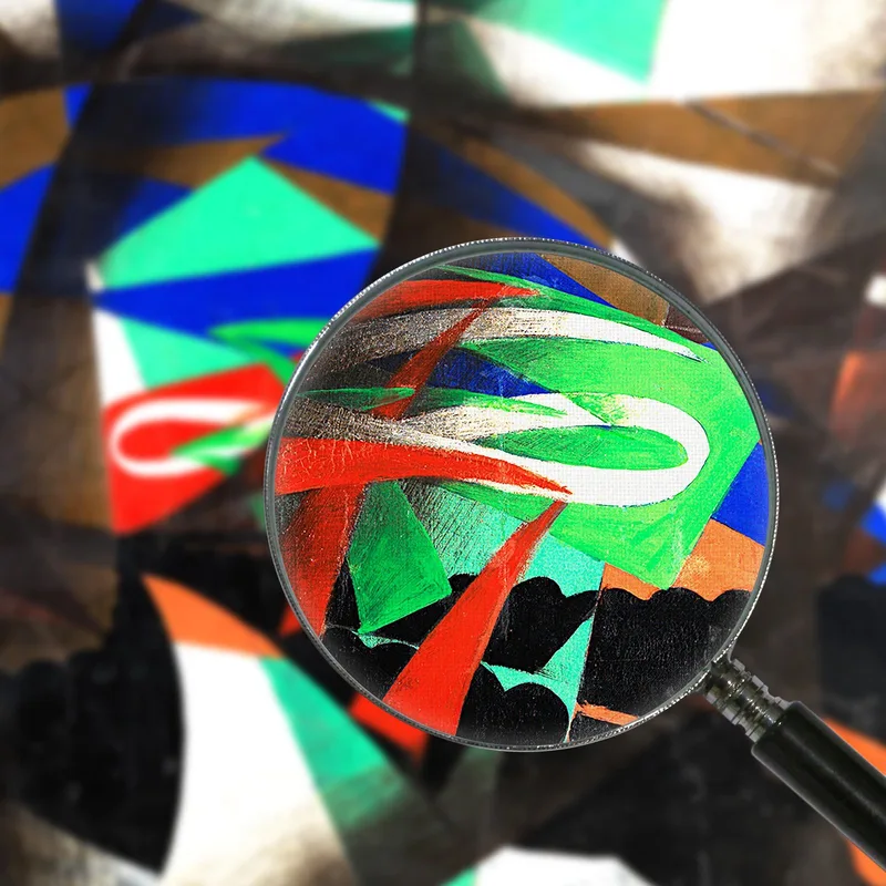 Demostración Patriótica Giacomo Balla