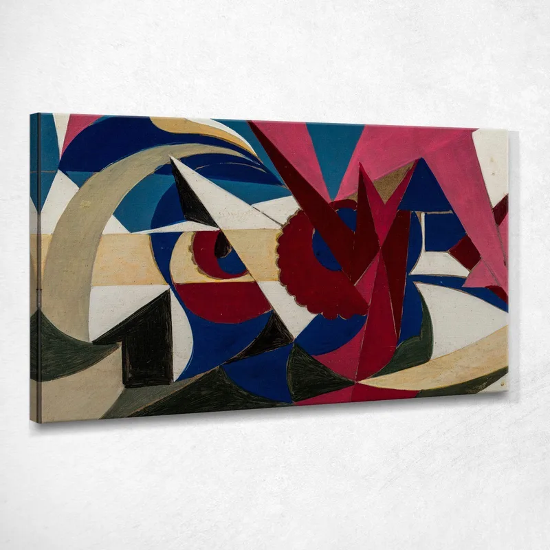 Diseñando El Futuro Giacomo Balla cuadro en lienzo