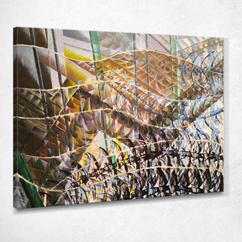 Vencejos: Trayectorias De Movimiento + Secuencias Dinámicas Giacomo Balla cuadro en lienzo