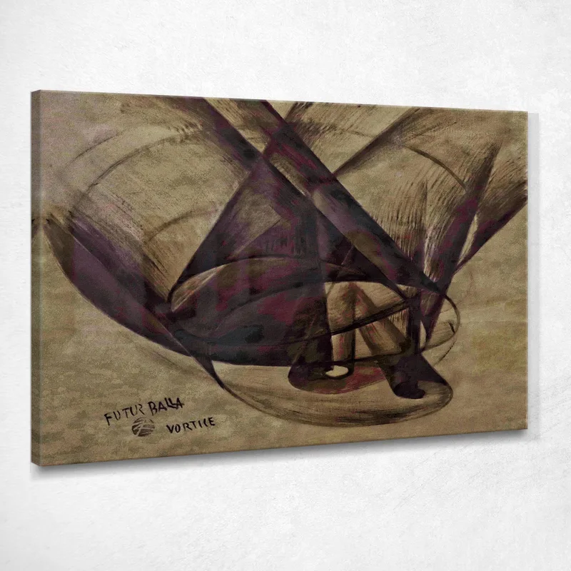 Vórtice Giacomo Balla cuadro en lienzo