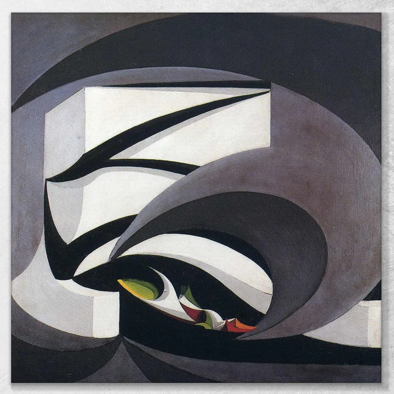 Banderas En El Altar De La Patria Giacomo Balla