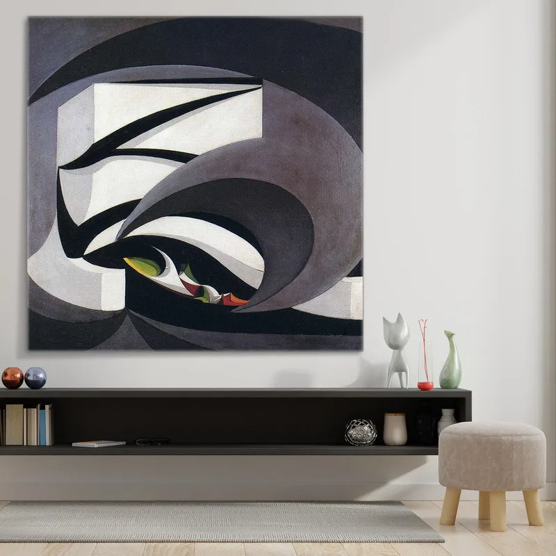 Banderas En El Altar De La Patria Giacomo Balla