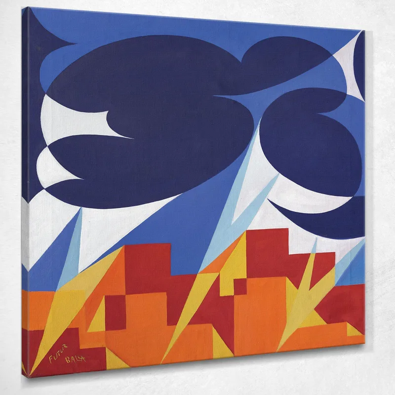 Valores Plásticos Giacomo Balla cuadro en lienzo