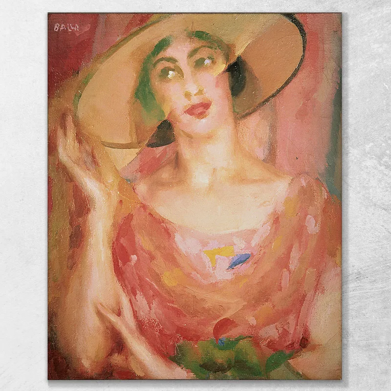 Velos Rosas. Retrato De Luce Giacomo Balla