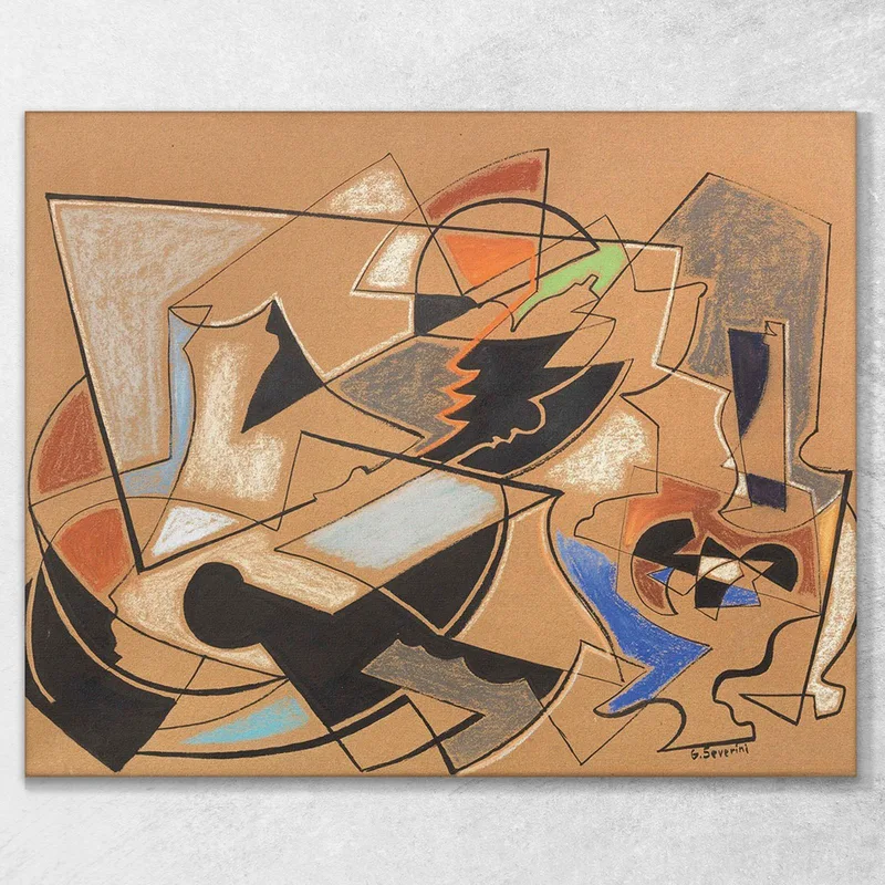 Composition Abstraite Gino Severini