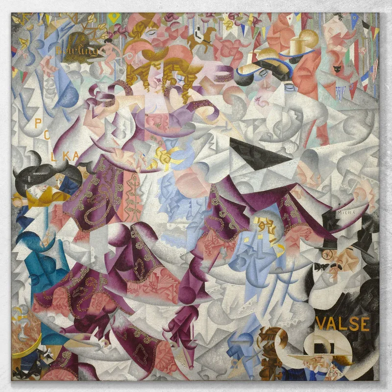 Dynamische Hieroglyphe Del Bal Tabarin 1912 Gino Severini