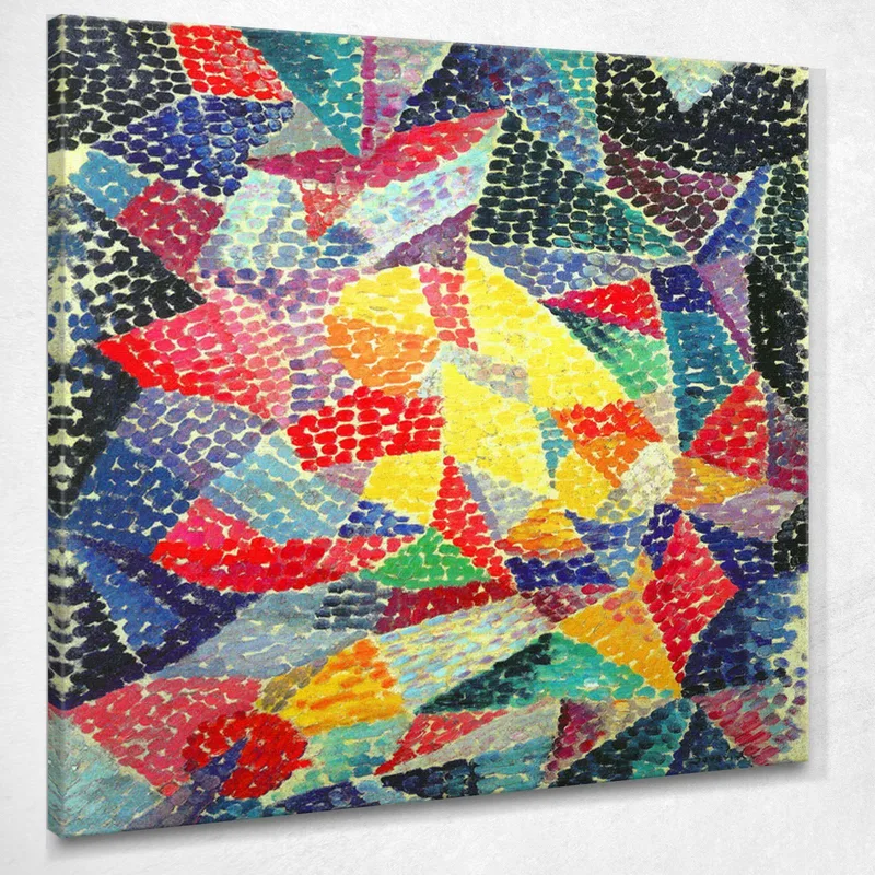 Sphärische Expansion Des Lichts Im Raum Gino Severini drucken auf leinwand