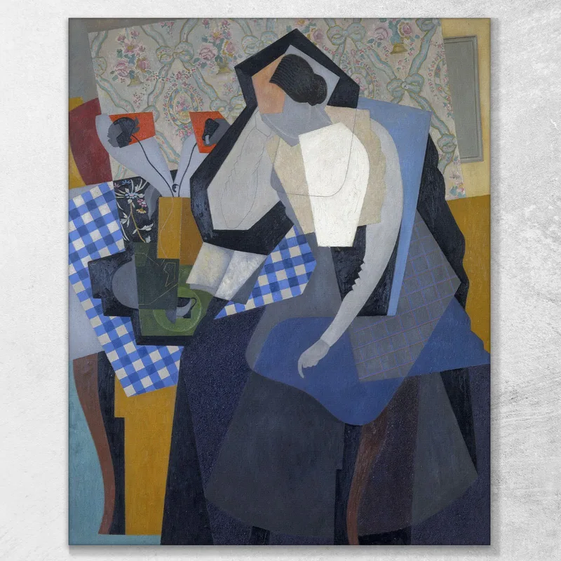 Jeanne Dans L'Atelier (Femme Lisant) Gino Severini