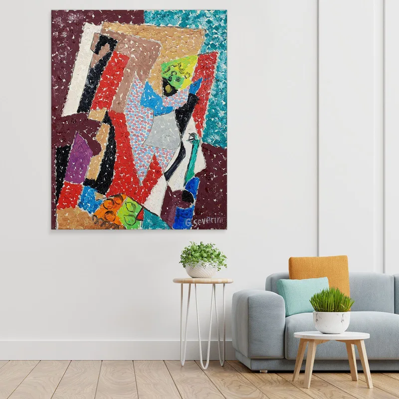 Nature Morte Aux Fruits Et Instruments De Musique Gino Severini