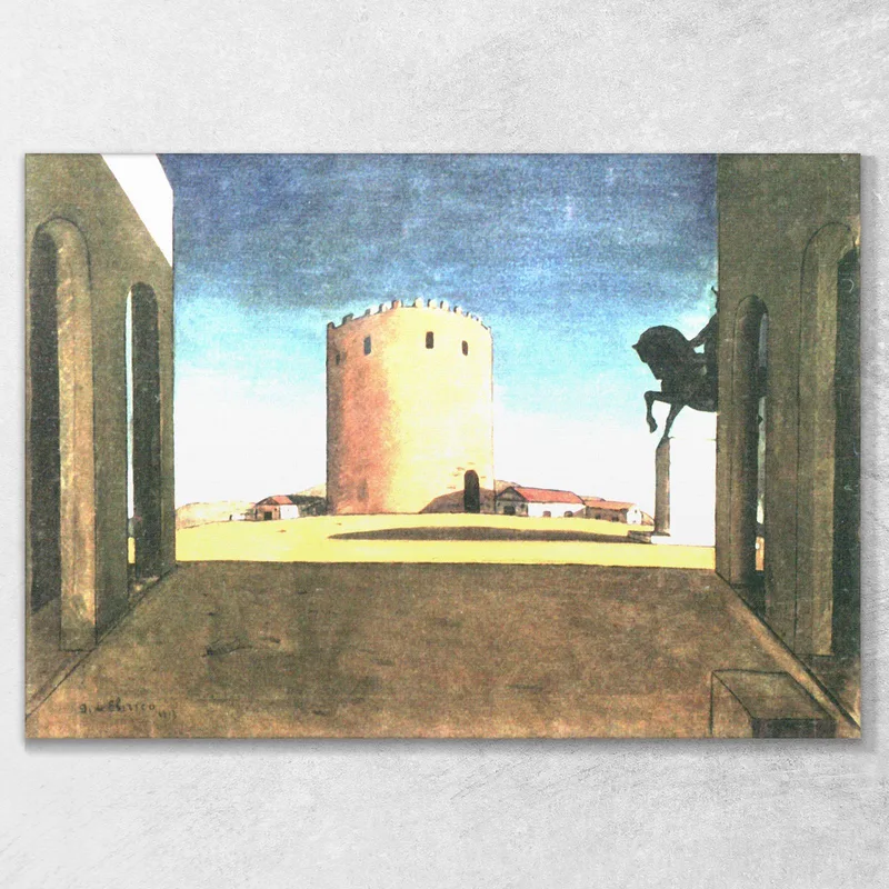 La Torre Roja Giorgio De Chirico