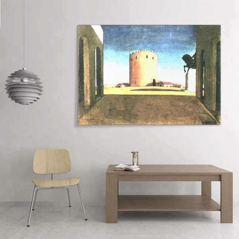 La Torre Roja Giorgio De Chirico
