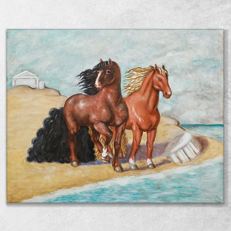 Pferde Am Meer Giorgio De Chirico